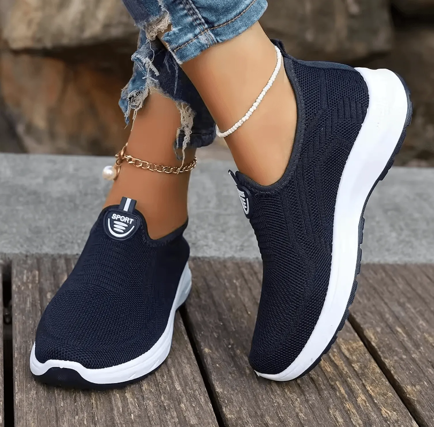 2024 Summer Women’s Casual Shoes – Breathable Mesh, Lightweight & Soft Sole