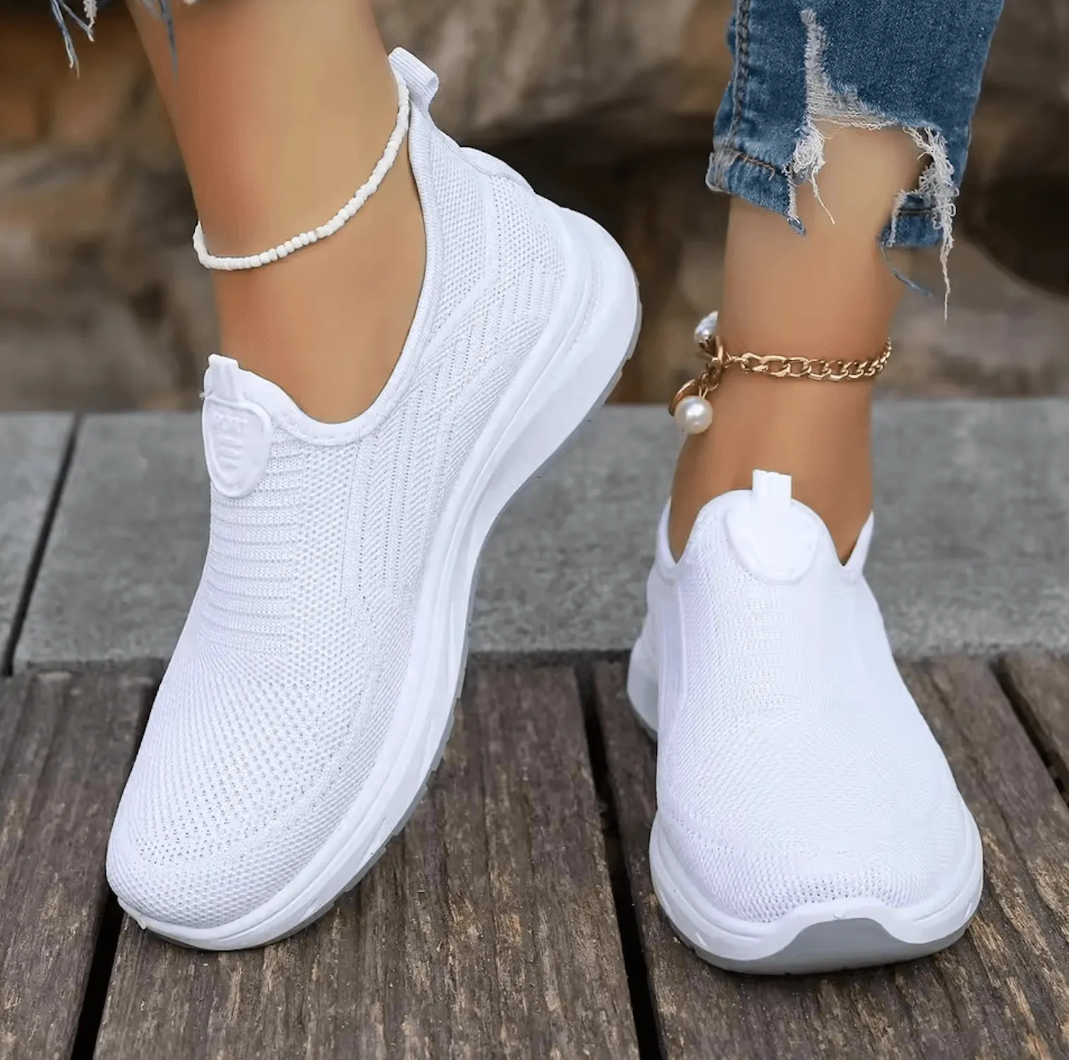2024 Summer Women’s Casual Shoes – Breathable Mesh, Lightweight & Soft Sole