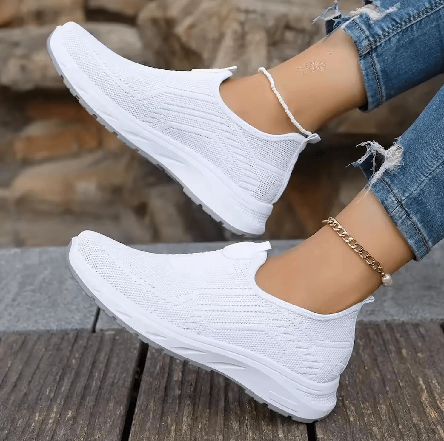 2024 Summer Women’s Casual Shoes – Breathable Mesh, Lightweight & Soft Sole