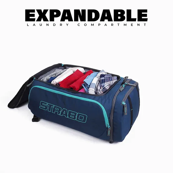 Camper 2-in-1 Duffel   Backpack - Navy Blue