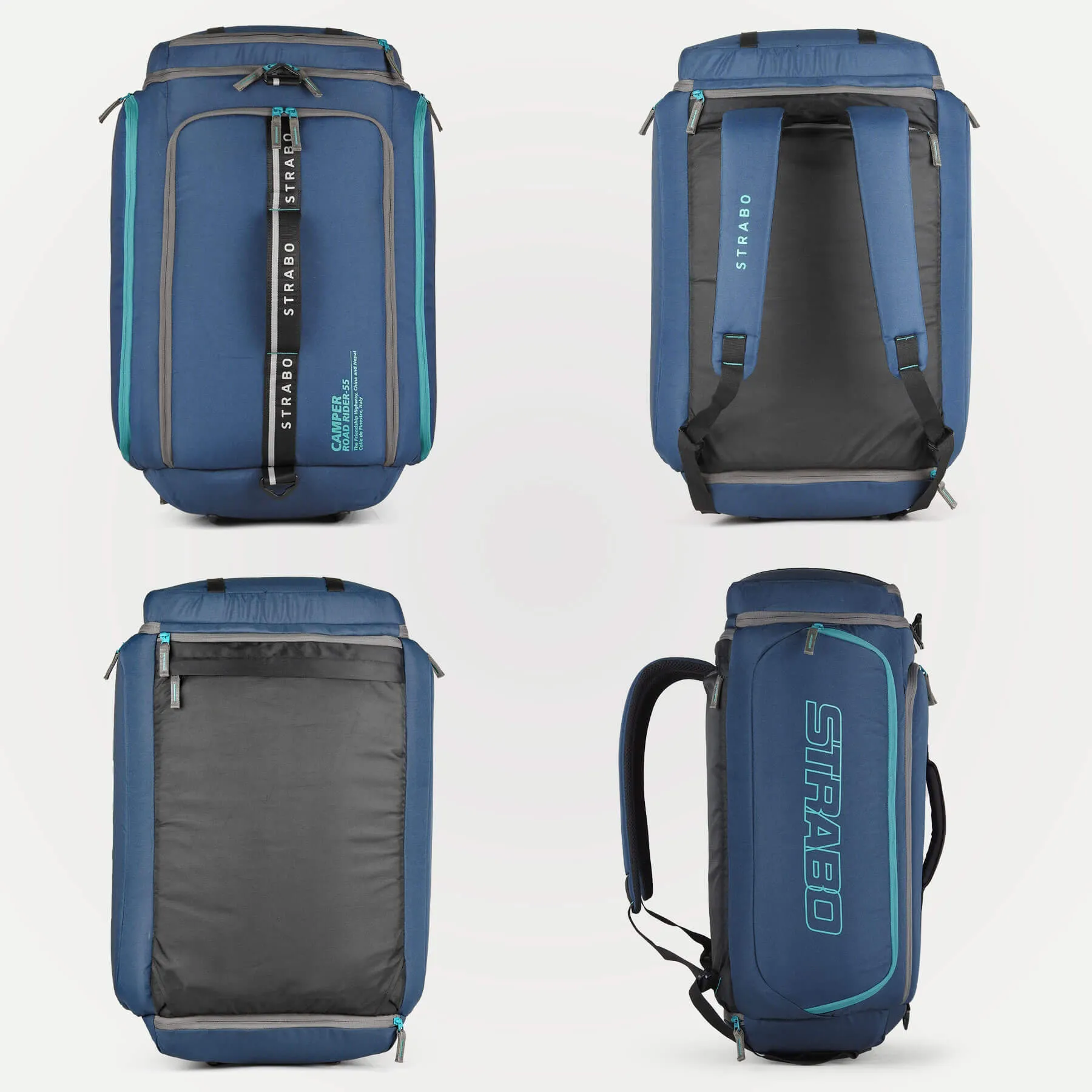 Camper 2-in-1 Duffel   Backpack - Navy Blue