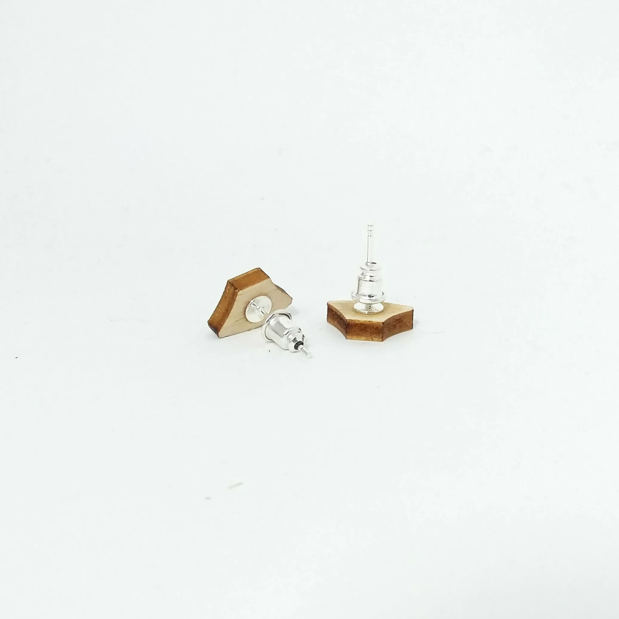 Green Tent Earrings