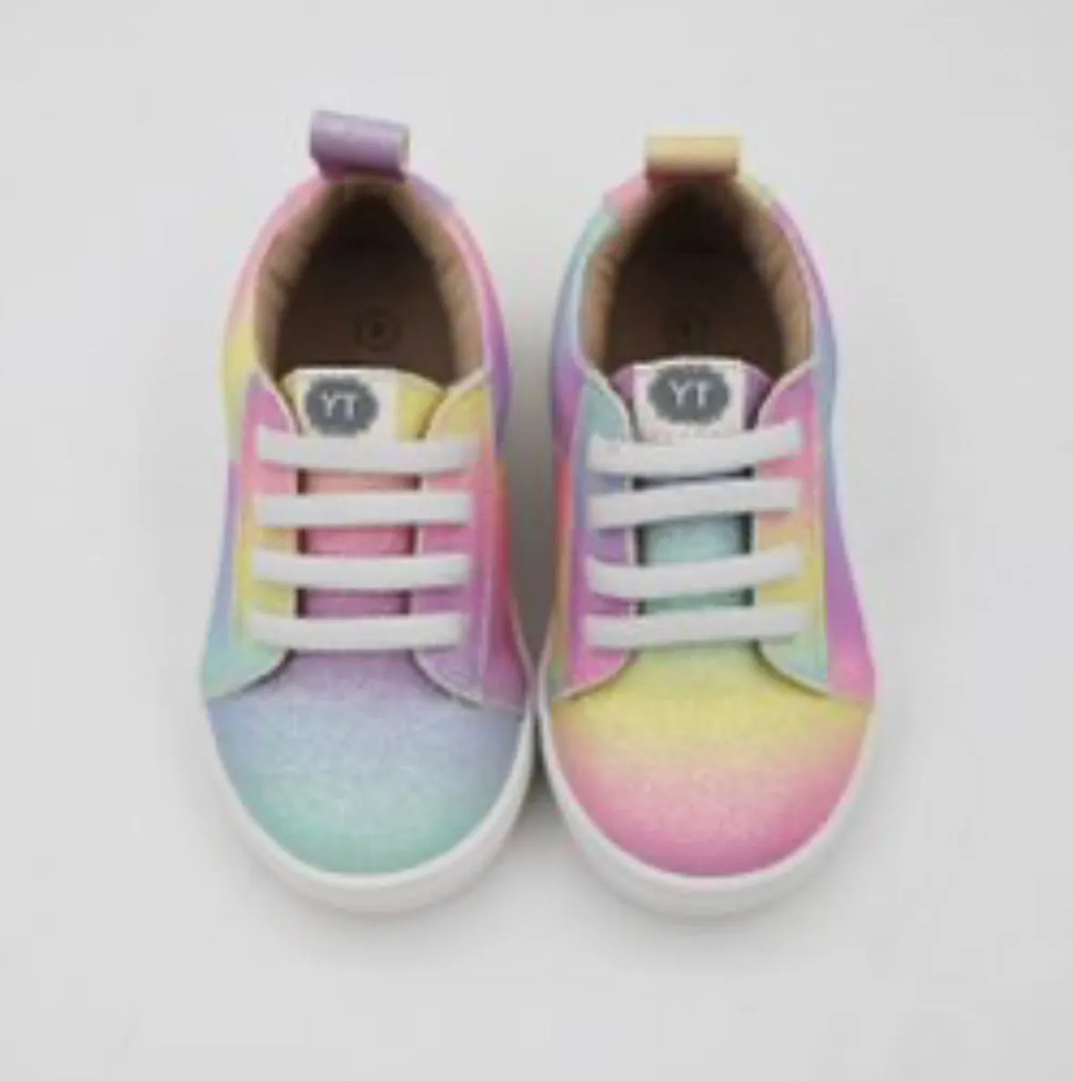 Low Top Sneakers - Ombré Rainbow in Mommy and Me