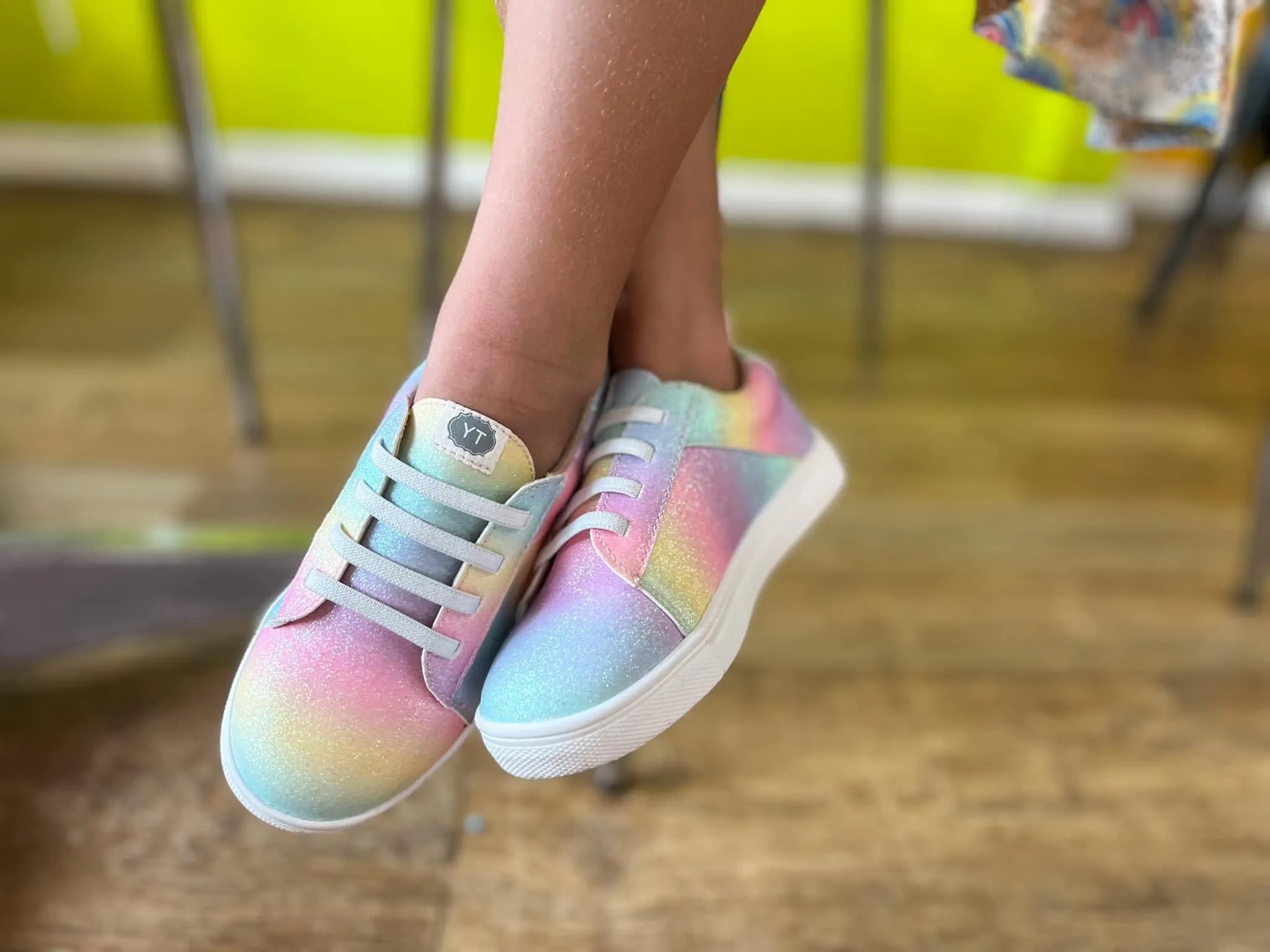 Low Top Sneakers - Ombré Rainbow in Mommy and Me