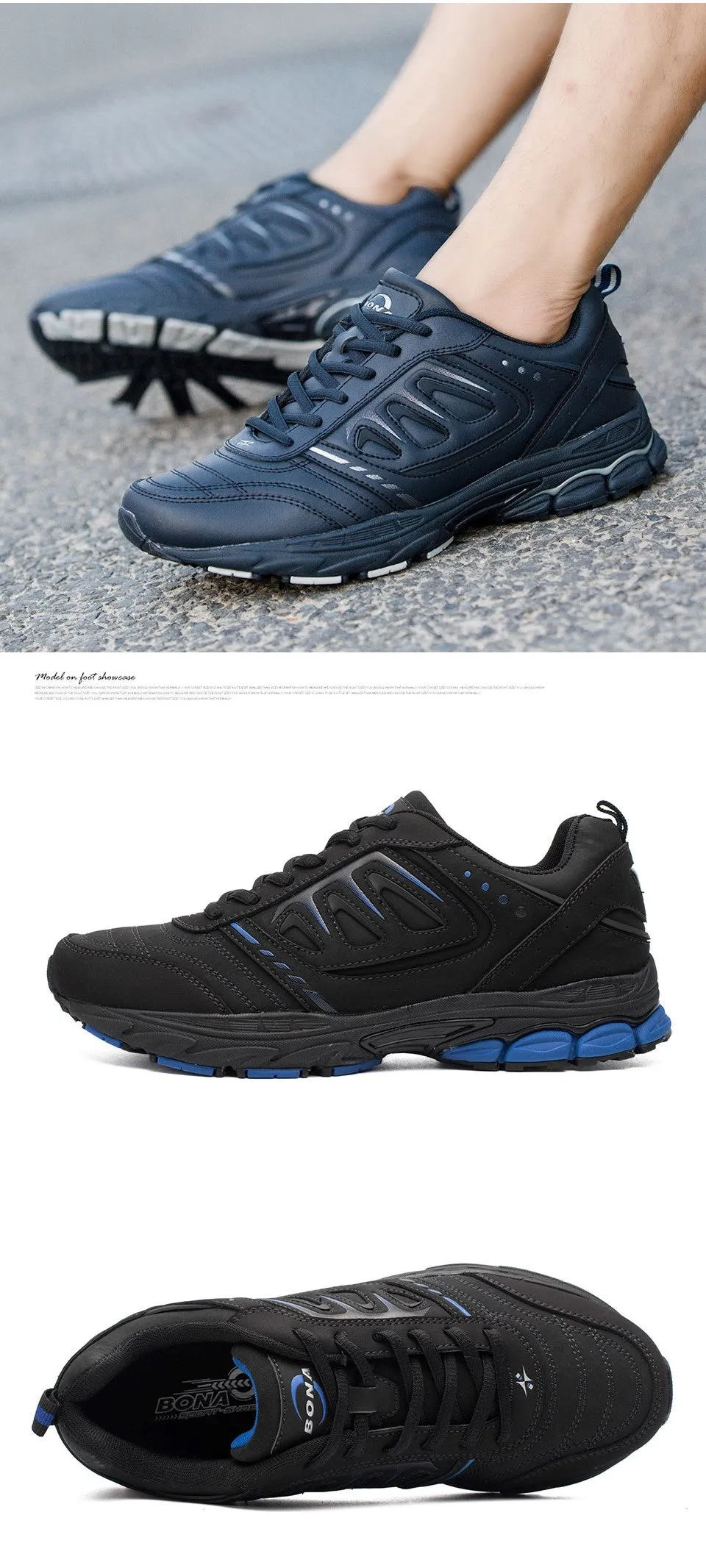 Men Running Shoes Trekking Sneakers