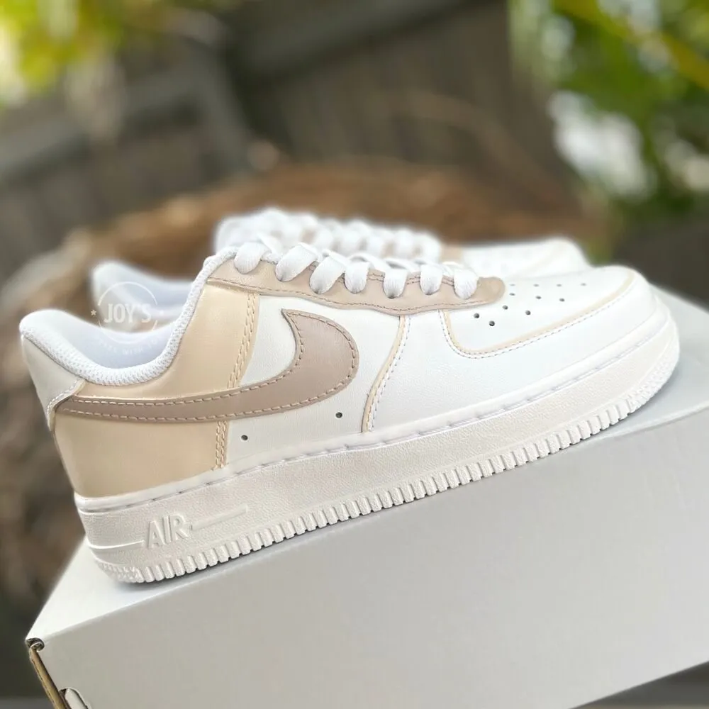 Mocha Color Block Custom Air Force 1