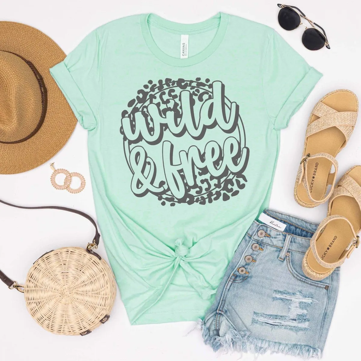 Wild & Free Leopard Tee