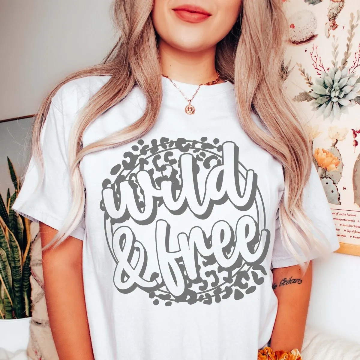 Wild & Free Leopard Tee