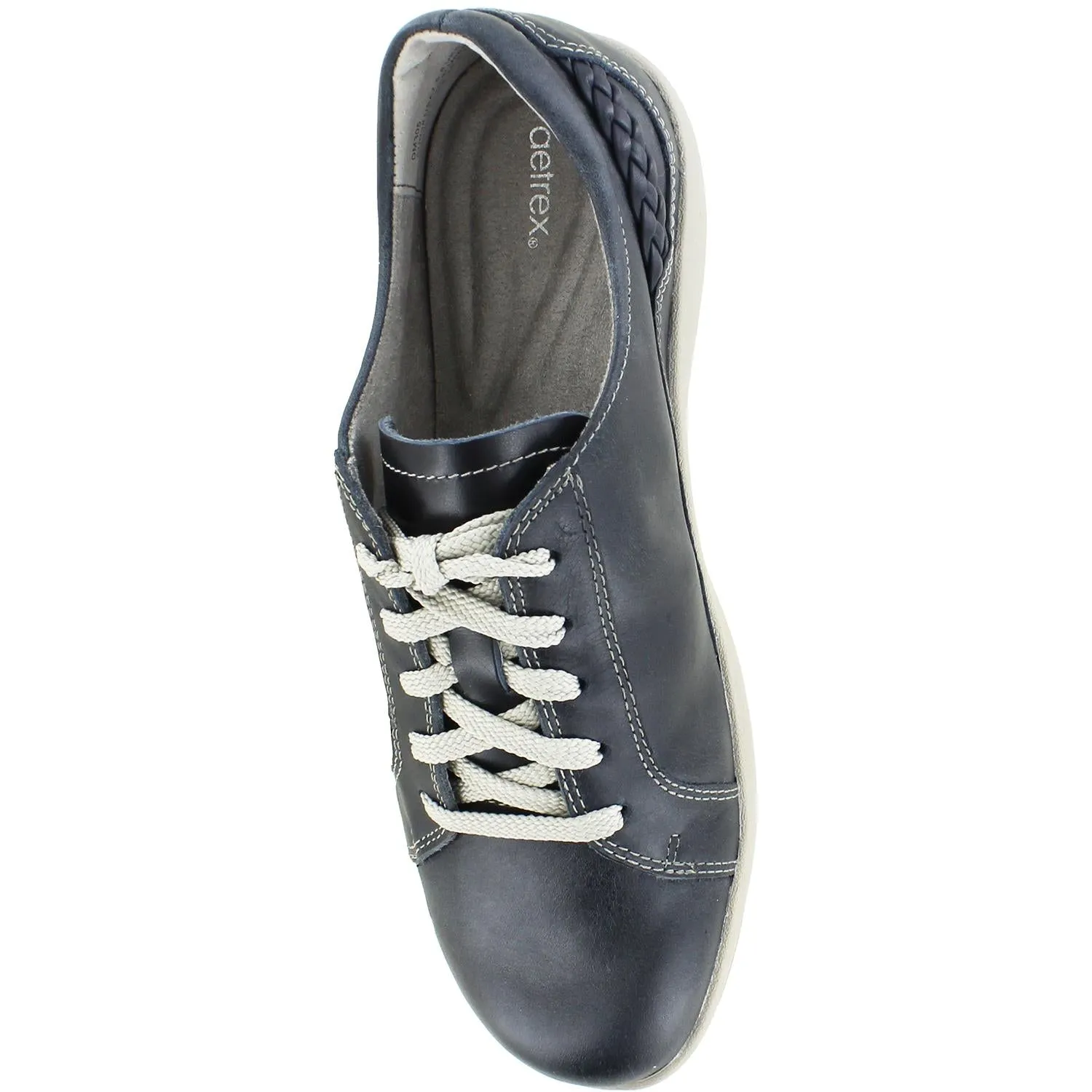 Women's Aetrex Dana Navy Leather